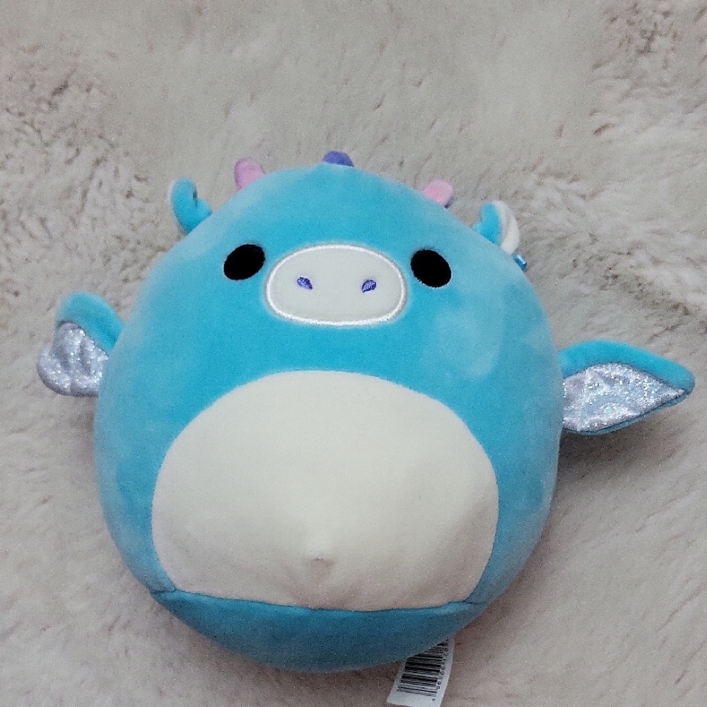 7" Tatiana the Dragon Blue Squishmallows Plush Toy